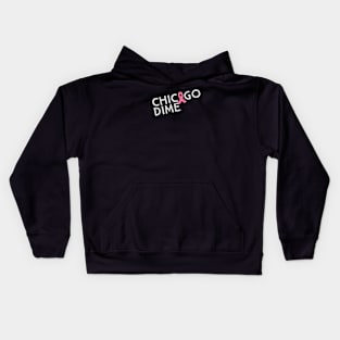 Pink Ribbon Chicago Dime Breast Cancer Awareness Kids Hoodie